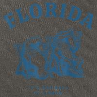 Florida ItS One Hell Of A Drug Funny Crocodile And Manatees Cotton Canvas Backpack