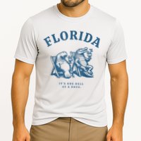 Florida ItS One Hell Of A Drug Funny Crocodile And Manatees Cooling Performance Crew T-Shirt
