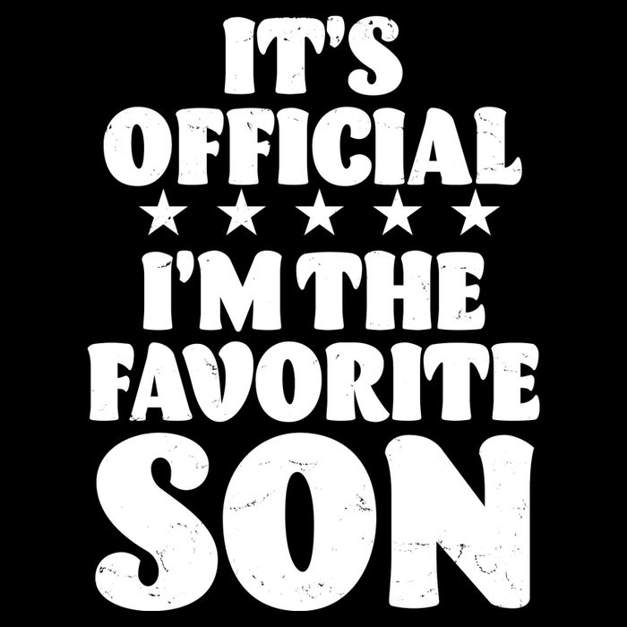 Funny Its Official Im The Favorite Son 7-Panel Snapback Hat