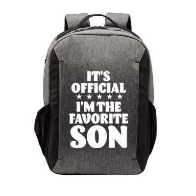 Funny Its Official Im The Favorite Son Vector Backpack