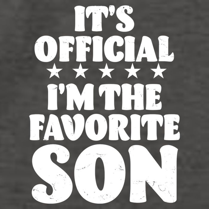 Funny Its Official Im The Favorite Son Vector Backpack