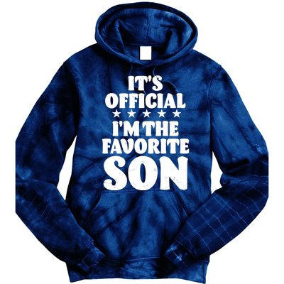 Funny Its Official Im The Favorite Son Tie Dye Hoodie