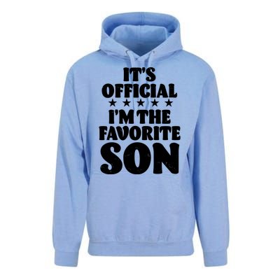 Funny Its Official Im The Favorite Son Unisex Surf Hoodie