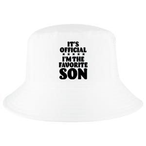 Funny Its Official Im The Favorite Son Cool Comfort Performance Bucket Hat