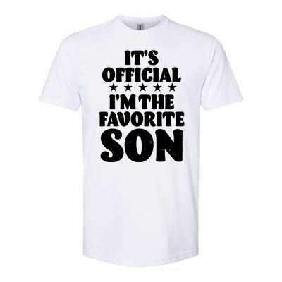 Funny Its Official Im The Favorite Son Softstyle® CVC T-Shirt