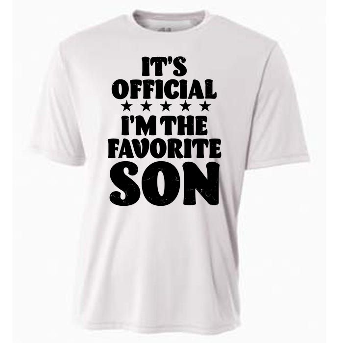 Funny Its Official Im The Favorite Son Cooling Performance Crew T-Shirt