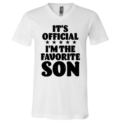 Funny Its Official Im The Favorite Son V-Neck T-Shirt