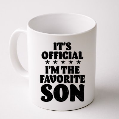 Funny Its Official Im The Favorite Son Mug