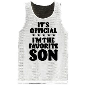 Funny Its Official Im The Favorite Son Mesh Reversible Basketball Jersey Tank