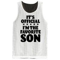 Funny Its Official Im The Favorite Son Mesh Reversible Basketball Jersey Tank