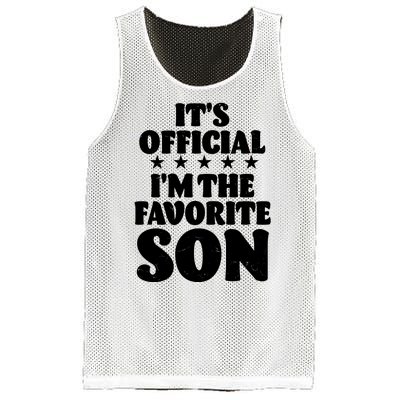 Funny Its Official Im The Favorite Son Mesh Reversible Basketball Jersey Tank