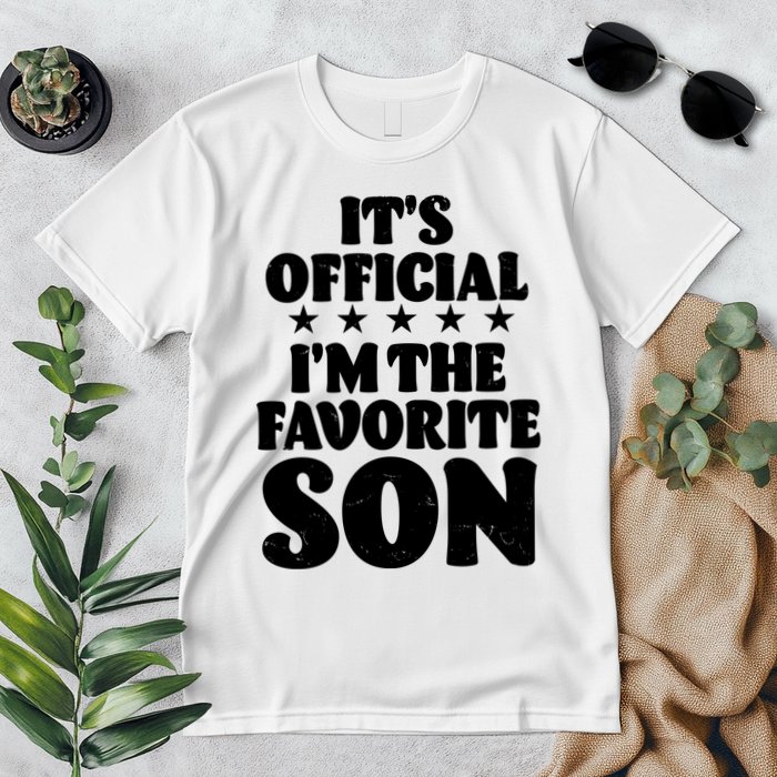 Funny Its Official Im The Favorite Son Premium T-Shirt