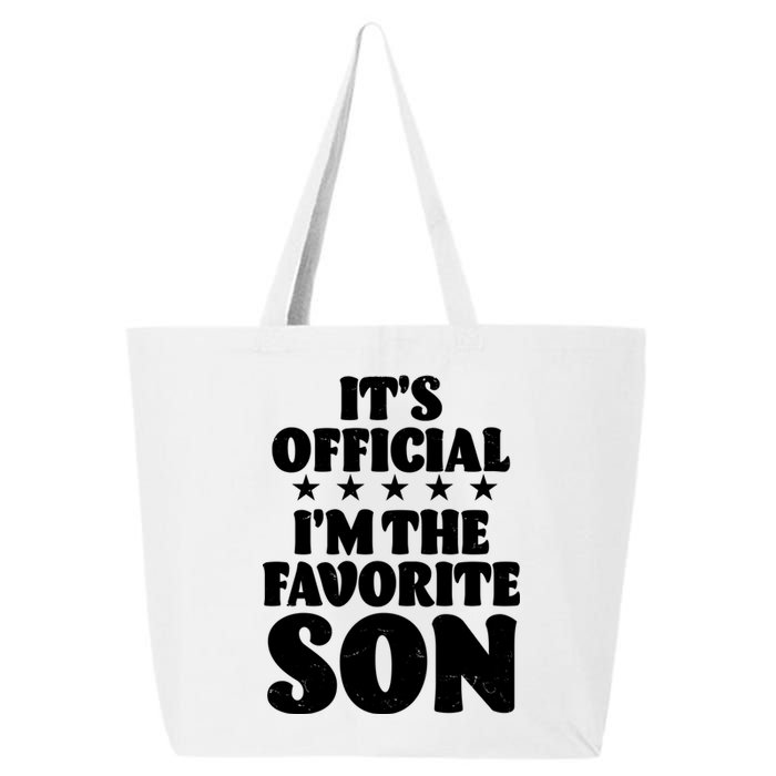 Funny Its Official Im The Favorite Son 25L Jumbo Tote