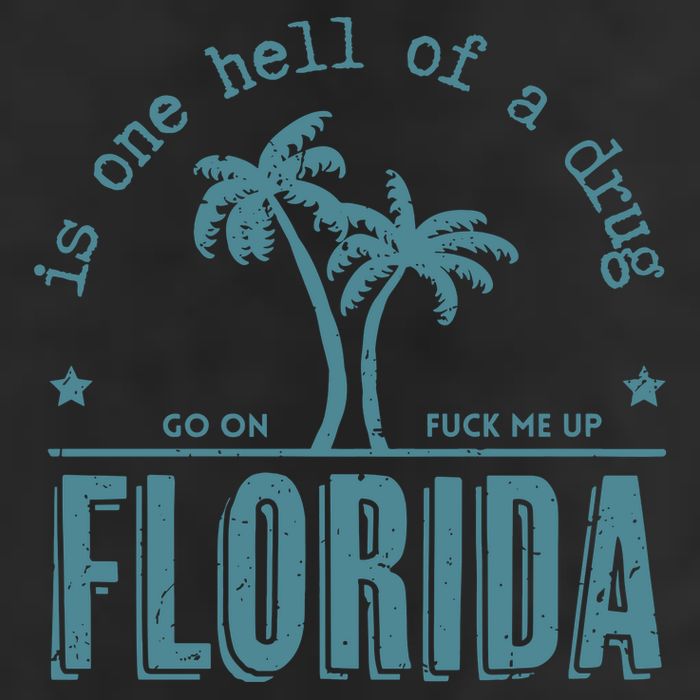 Florida Is One Hell Of A Drug Cool Comfort Performance Bucket Hat
