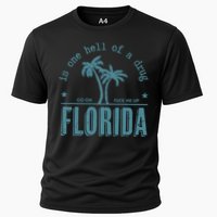 Florida Is One Hell Of A Drug Cooling Performance Crew T-Shirt