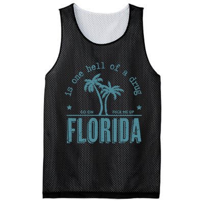 Florida Is One Hell Of A Drug Mesh Reversible Basketball Jersey Tank