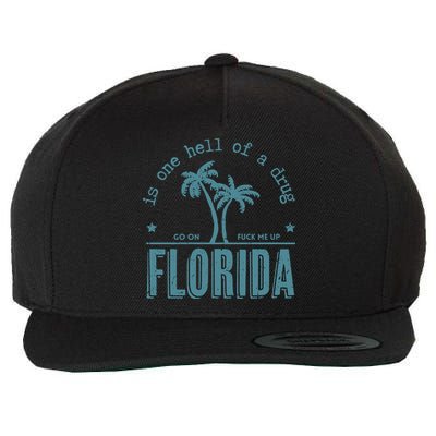 Florida Is One Hell Of A Drug Wool Snapback Cap