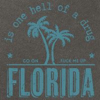 Florida Is One Hell Of A Drug Cotton Canvas Backpack