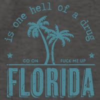 Florida Is One Hell Of A Drug Vector Backpack