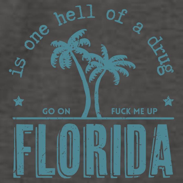 Florida Is One Hell Of A Drug Vector Backpack
