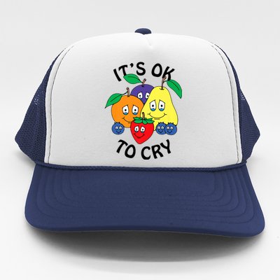 Fruits It’S Ok To Cry Trucker Hat