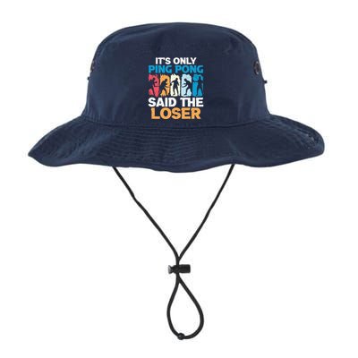 Funny Its Only Ping Pong Said The Loser Table Tennis Premium Bucket Hat