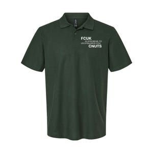 Fcuk Is Offensive To Dyslexics Cnuts Softstyle Adult Sport Polo