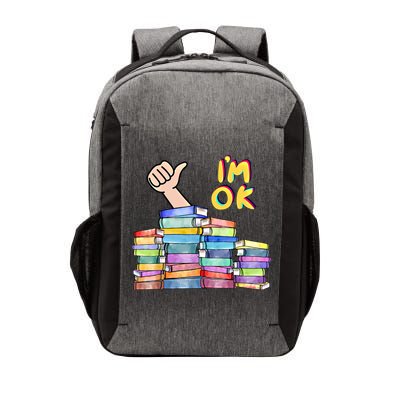 Funny I'm Ok Reading Books Nerd National Book Day Lover Gift Vector Backpack