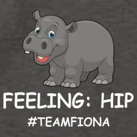 Fiona The Baby Hippo Feeling Hip Preemie Vector Backpack