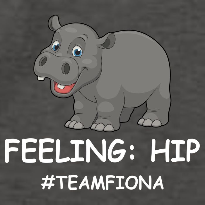 Fiona The Baby Hippo Feeling Hip Preemie Vector Backpack