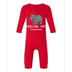 Fiona The Baby Hippo Feeling Hip Preemie Infant Fleece One Piece