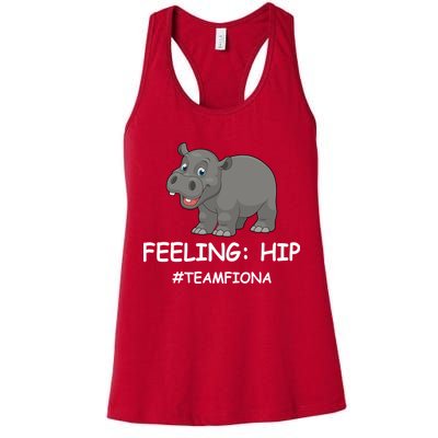 Fiona The Baby Hippo Feeling Hip Preemie Womens Tank Top