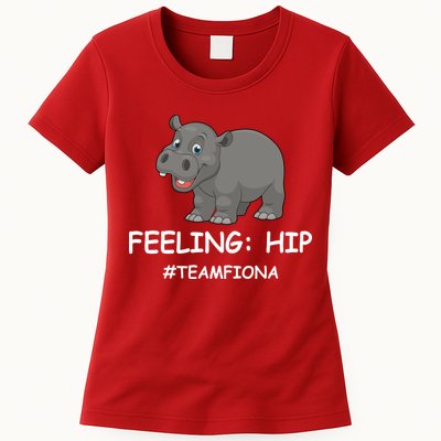 Fiona The Baby Hippo Feeling Hip Preemie Womens T-Shirt