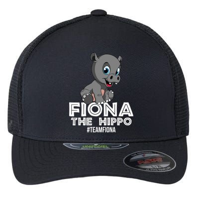 Fiona The Hippo #TeamFiona Hippopotamus Zoo Flexfit Unipanel Trucker Cap