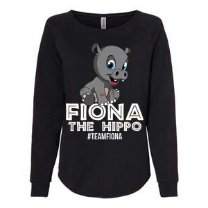 Fiona The Hippo #TeamFiona Hippopotamus Zoo Womens California Wash Sweatshirt