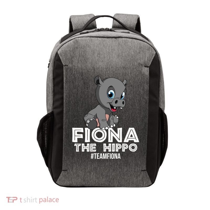 Fiona The Hippo #TeamFiona Hippopotamus Zoo Vector Backpack
