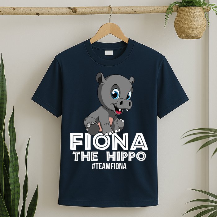 Fiona The Hippo #TeamFiona Hippopotamus Zoo T-Shirt
