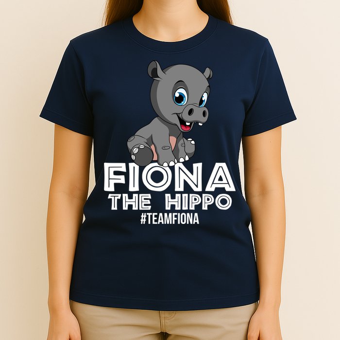 Fiona The Hippo #TeamFiona Hippopotamus Zoo T-Shirt