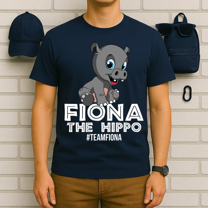 Fiona The Hippo #TeamFiona Hippopotamus Zoo T-Shirt