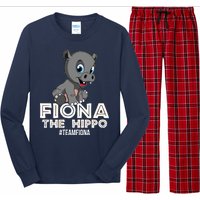 Fiona The Hippo #TeamFiona Hippopotamus Zoo Long Sleeve Pajama Set