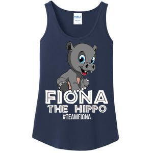 Fiona The Hippo #TeamFiona Hippopotamus Zoo Ladies Essential Tank