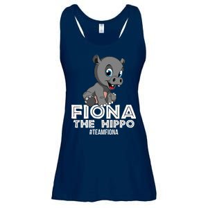 Fiona The Hippo #TeamFiona Hippopotamus Zoo Ladies Essential Flowy Tank