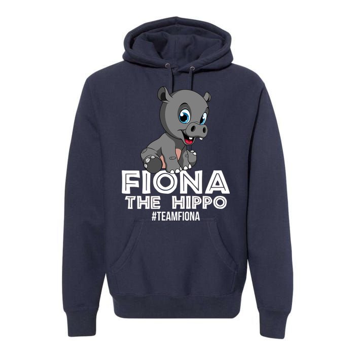 Fiona The Hippo #TeamFiona Hippopotamus Zoo Premium Hoodie