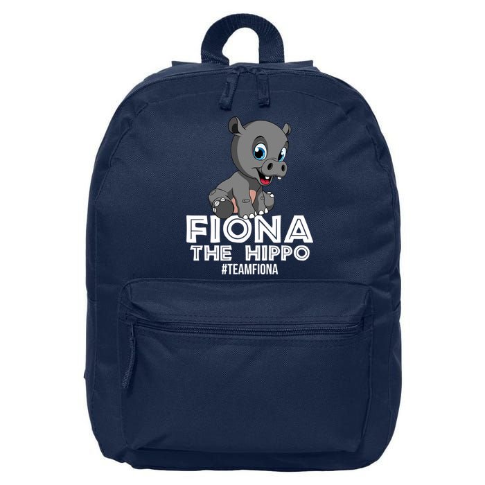 Fiona The Hippo #TeamFiona Hippopotamus Zoo 16 in Basic Backpack