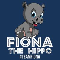 Fiona The Hippo #TeamFiona Hippopotamus Zoo 16 in Basic Backpack