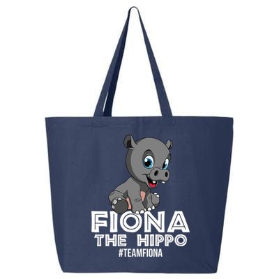 Fiona The Hippo #TeamFiona Hippopotamus Zoo 25L Jumbo Tote