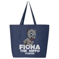 Fiona The Hippo #TeamFiona Hippopotamus Zoo 25L Jumbo Tote