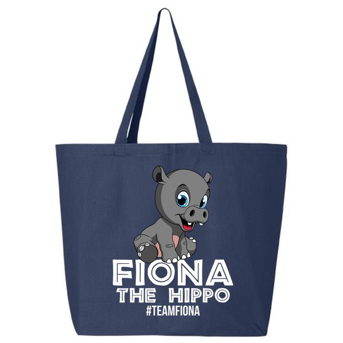 Fiona The Hippo #TeamFiona Hippopotamus Zoo 25L Jumbo Tote