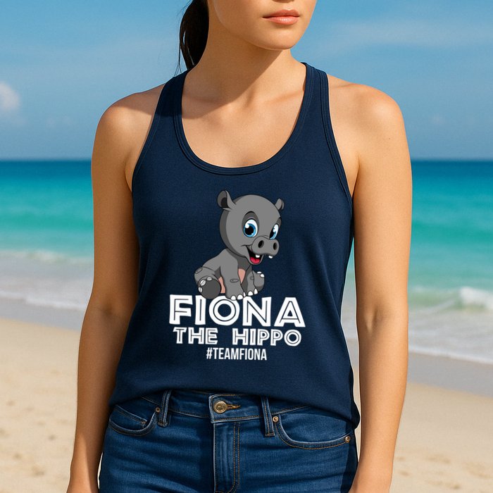 Fiona The Hippo #TeamFiona Hippopotamus Zoo Womens Tank Top