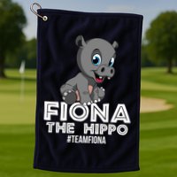 Fiona The Hippo #TeamFiona Hippopotamus Zoo Golf Towel